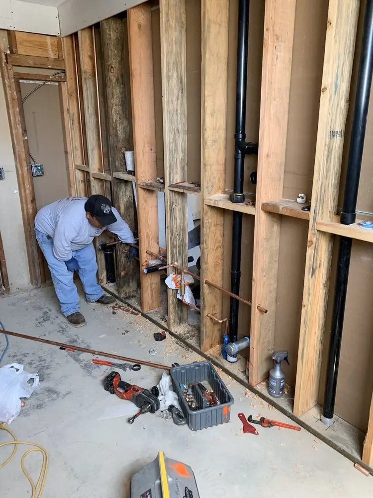 Commercial rough-in plumbing for Water Heater Replacement in New Hempstead